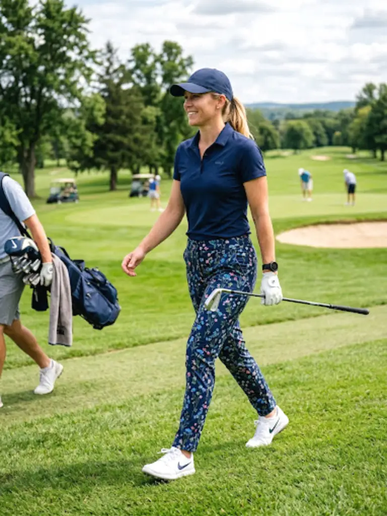 23. Floral Print Golf Pants