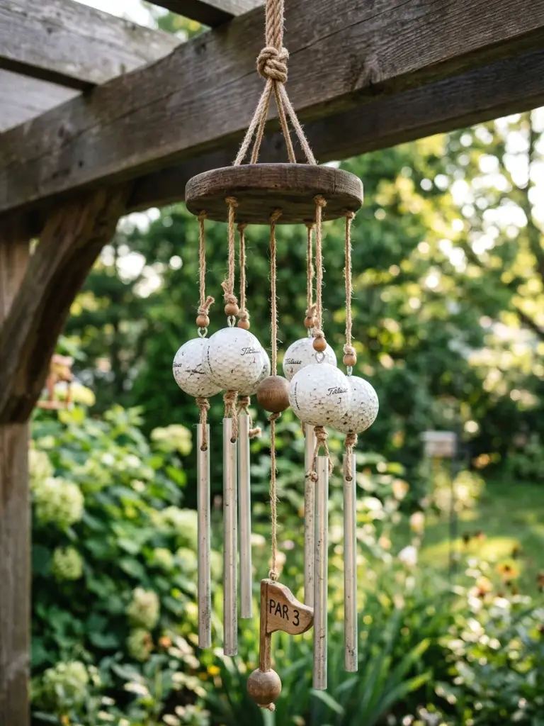 23. Golf Ball Wind Chime