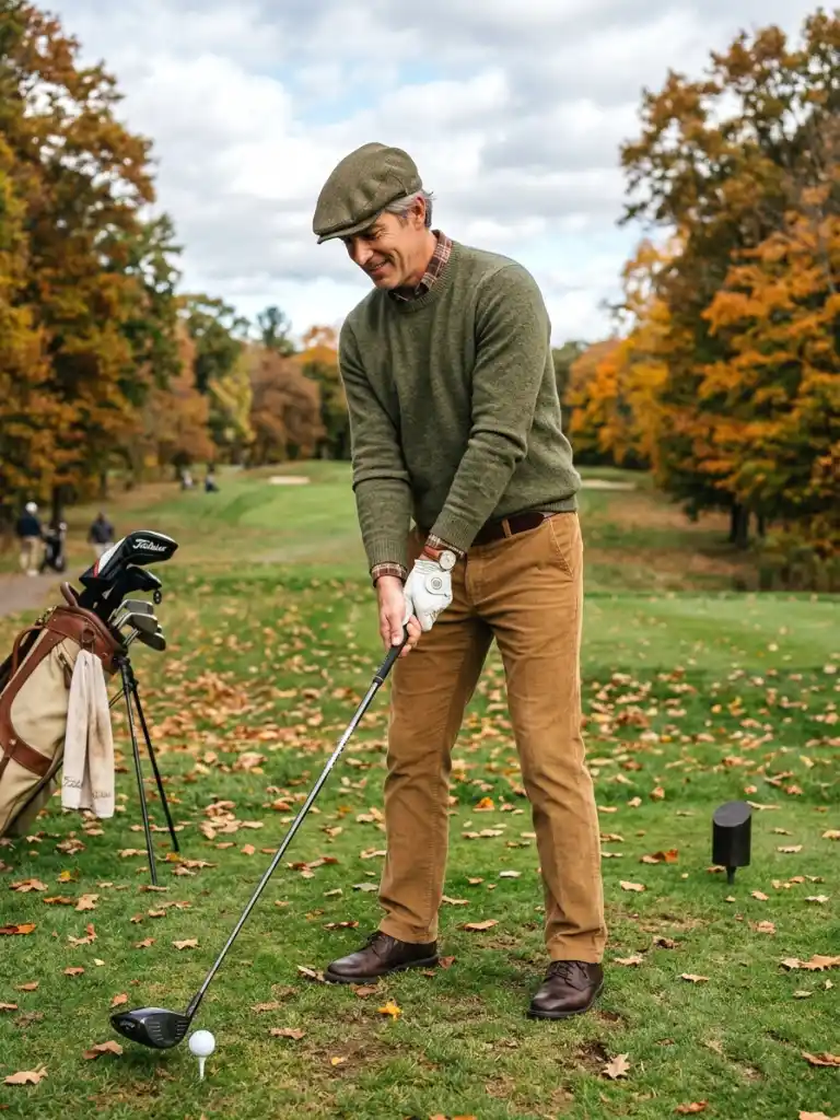 24. Patterned Trousers, Plain Top