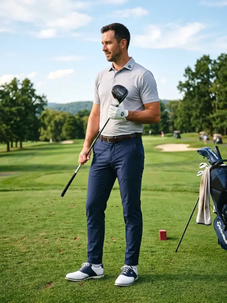 24. Tapered Golf Pants Look