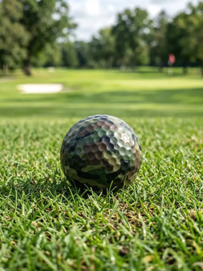 25. Camo Pattern Golf Balls