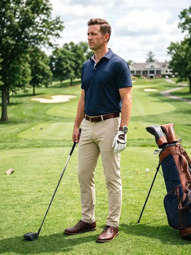25. Leather Accessories That Upgrade Beige Pants
