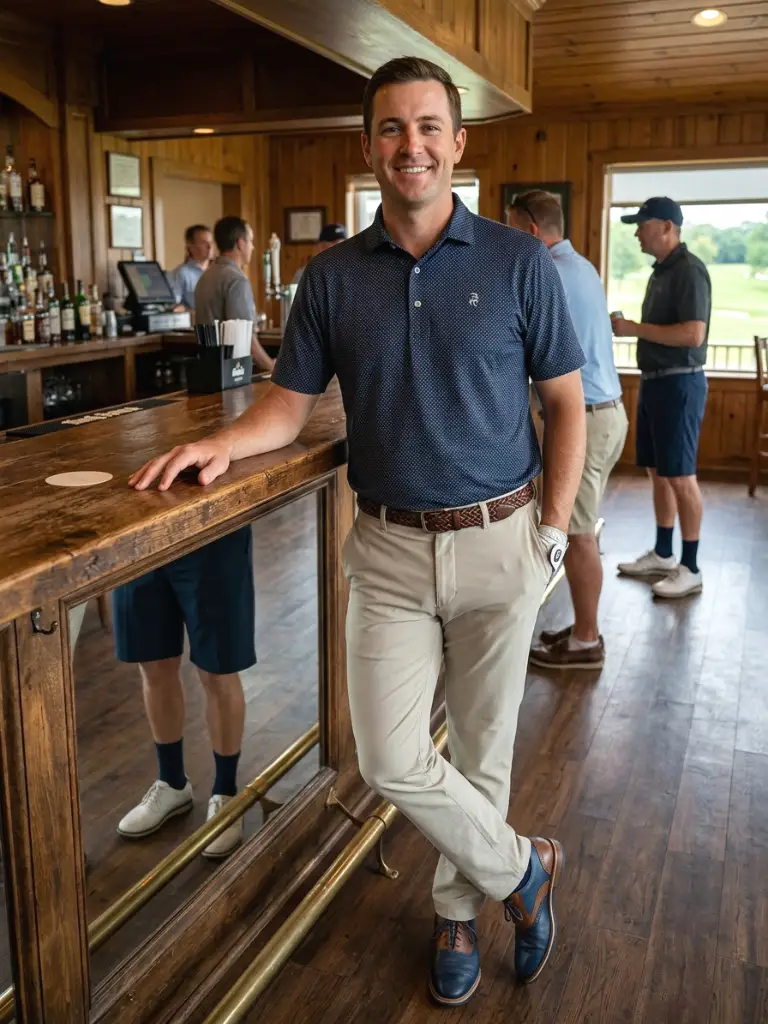 26. After-Round Clubhouse Ready Outfit