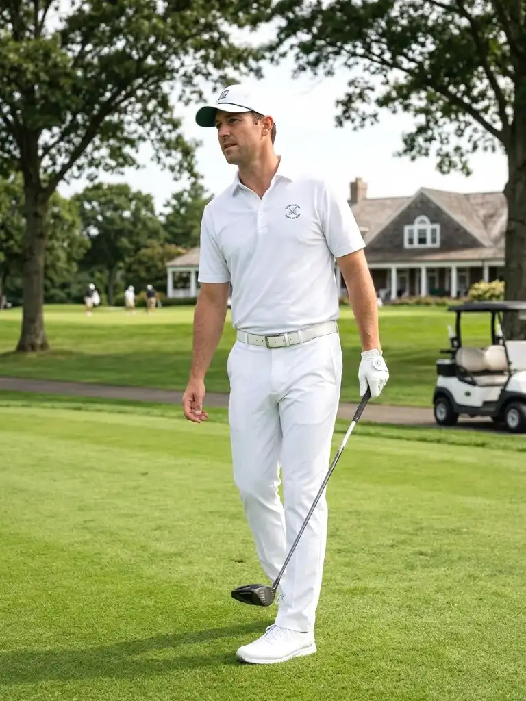 29. All-White Country Club Look
