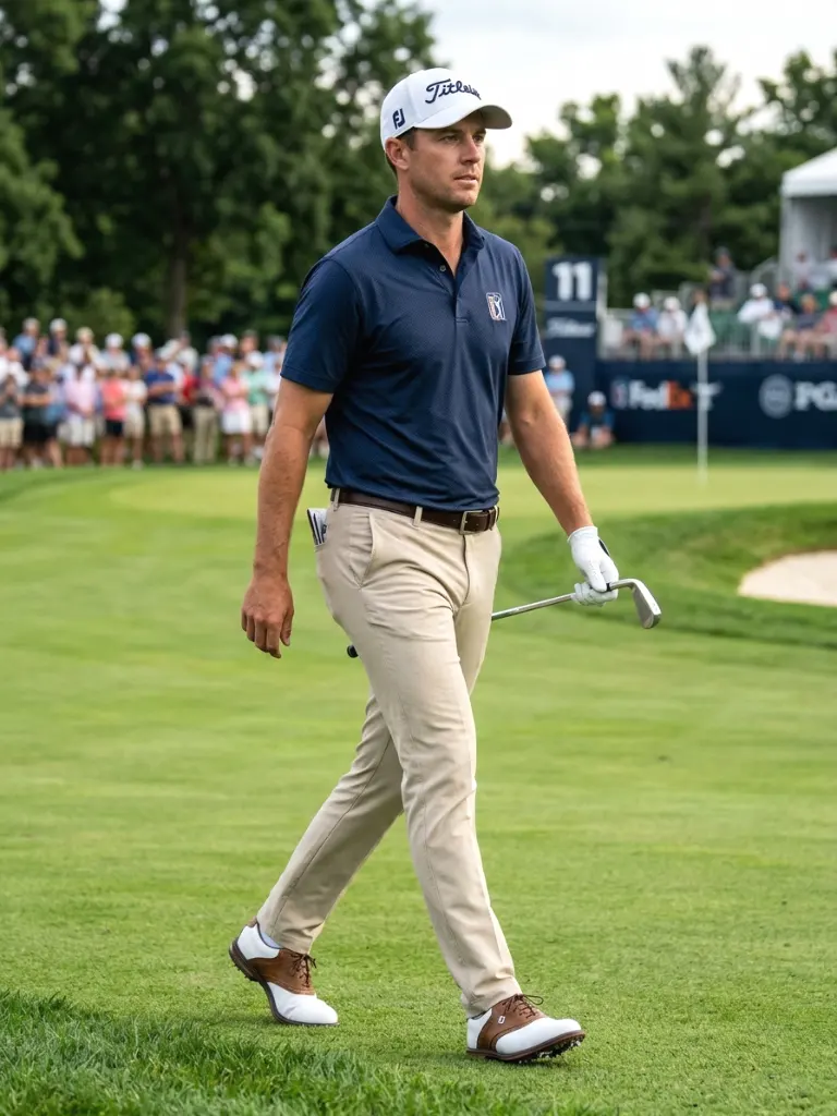 29. Tournament-Day Beige Pants Outfit