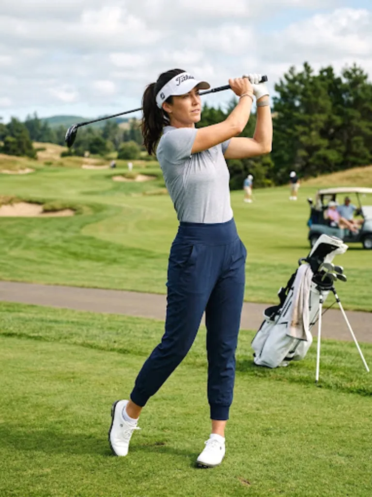 3. High-Waisted Golf Joggers