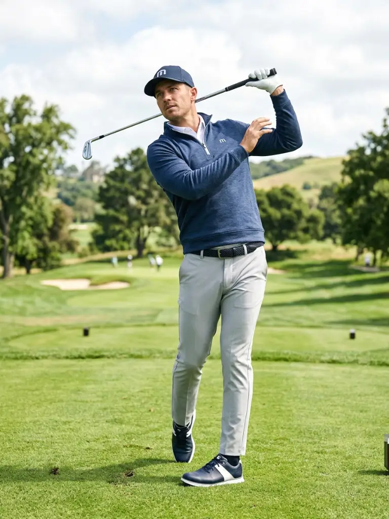 3. Performance Quarter-Zip Layer Look