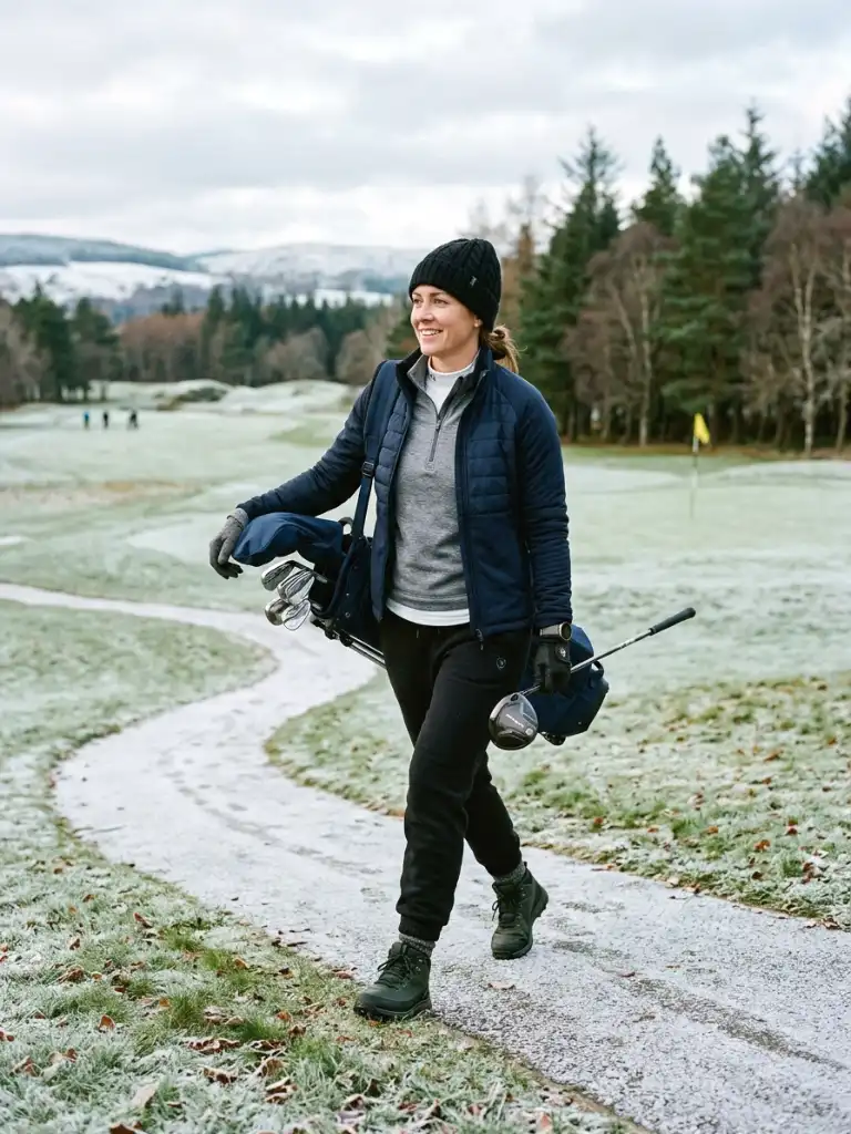 4. Fleece-Lined Golf Joggers