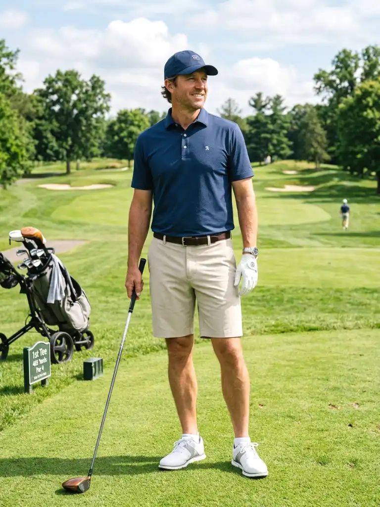 4. Tailored Golf Shorts for Summer Rounds