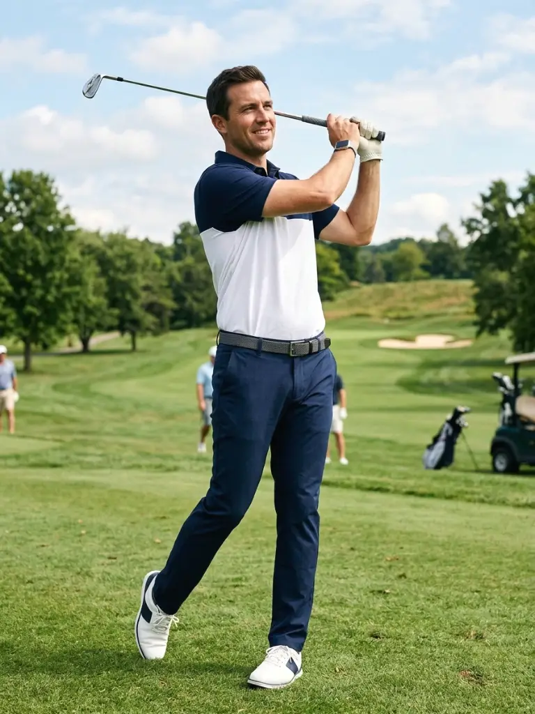 5. Two-Tone Color Block Outfit