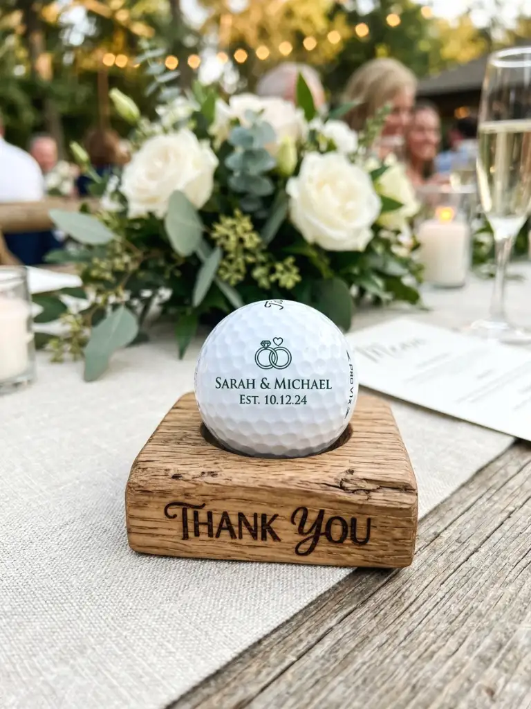 6. Golf Ball Wedding Favors