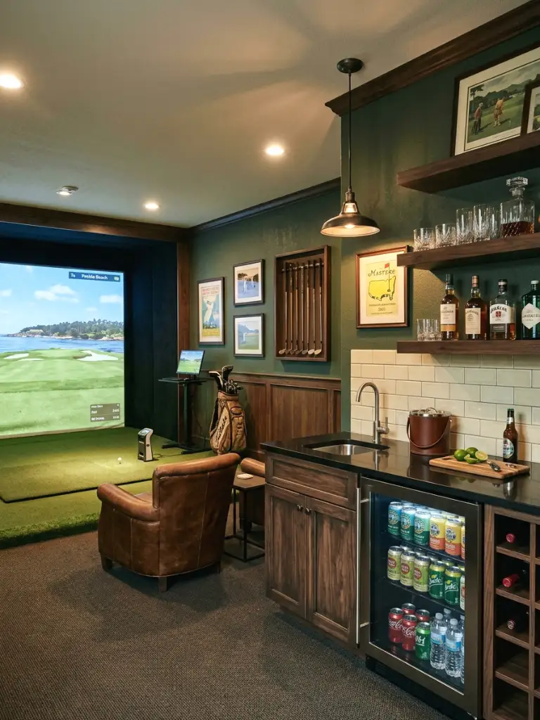 9. Add a Mini Bar or Beverage Station