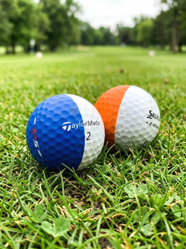 9. Two-Tone Split Golf Balls