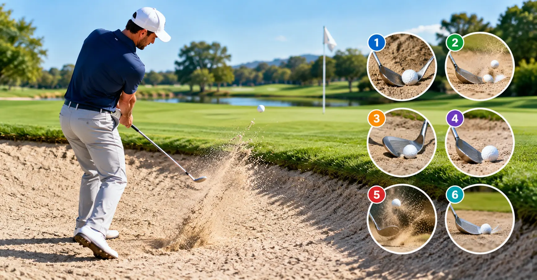 bunker shot distance control