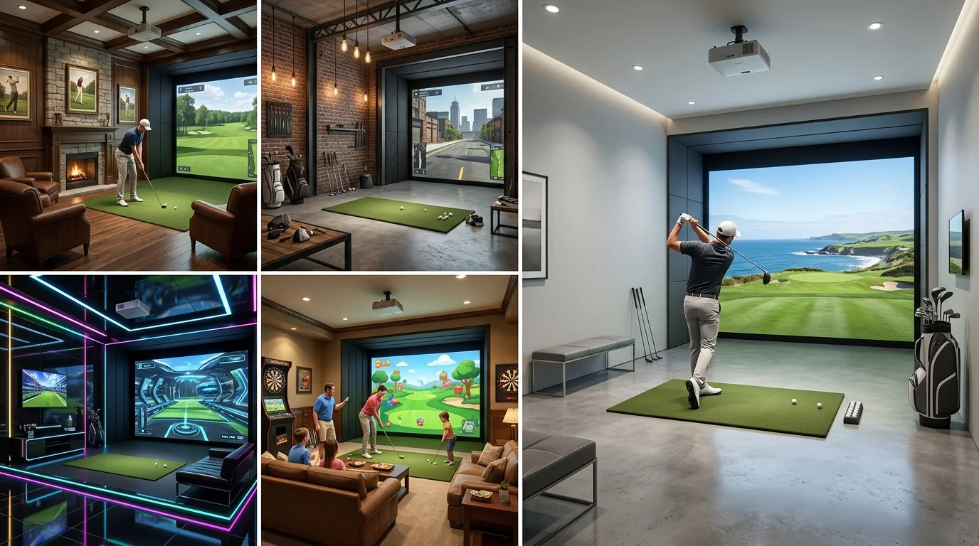 Golf Simulator Room Design