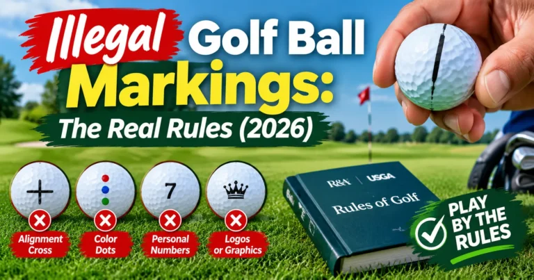 illegal golf ball markings