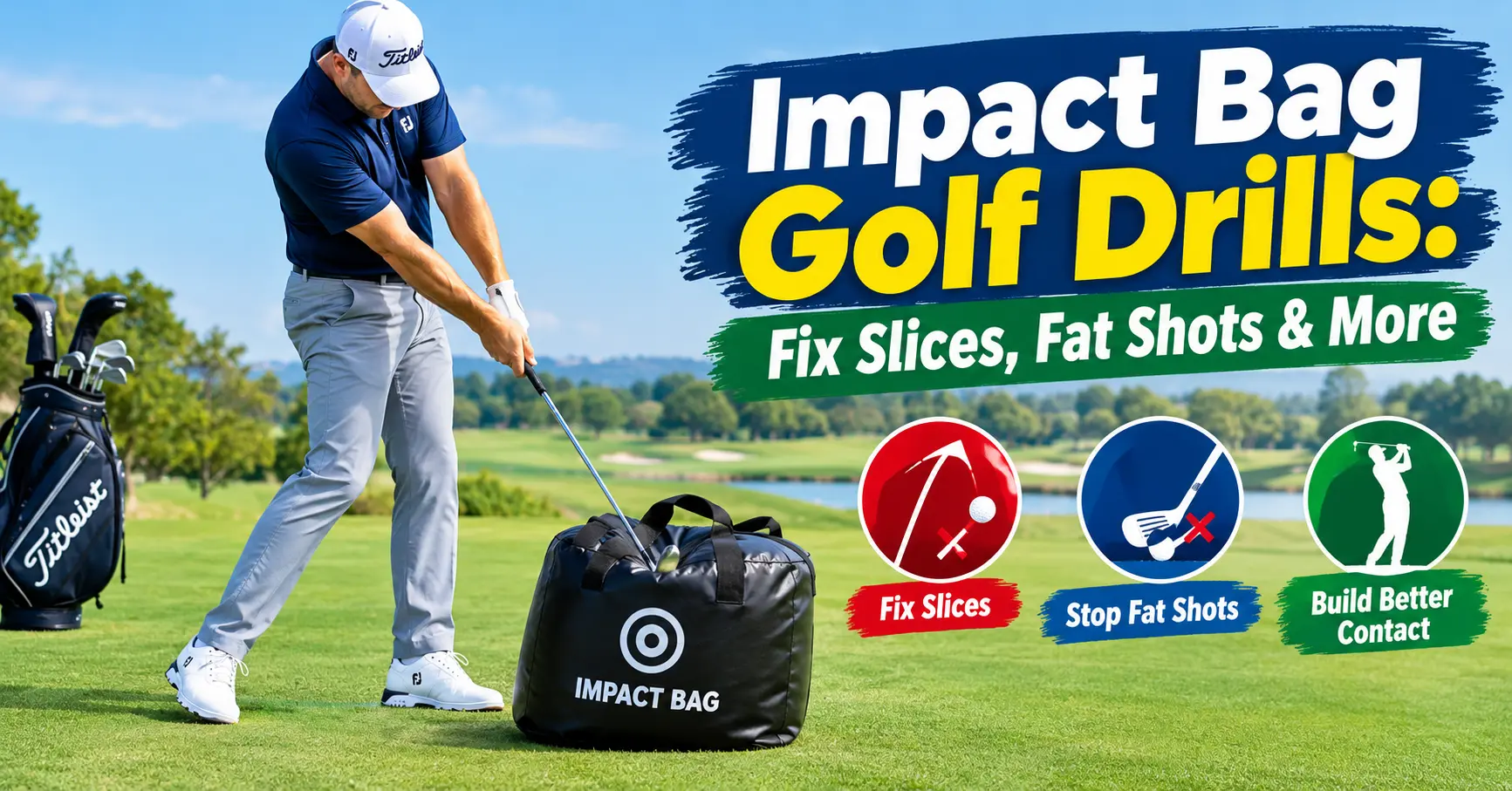 impact bag golf drills