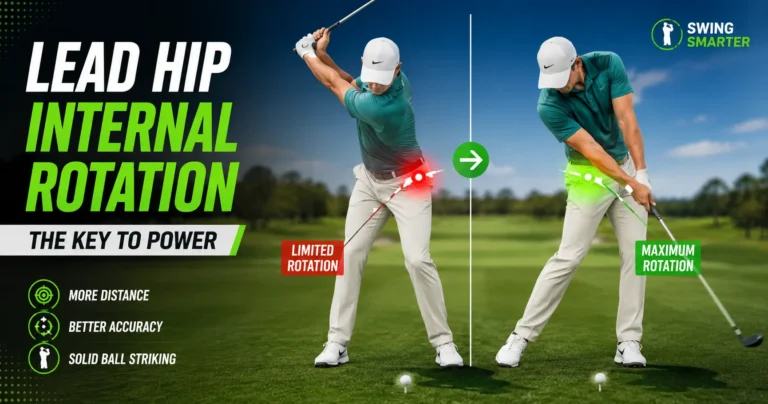 lead hip internal rotation