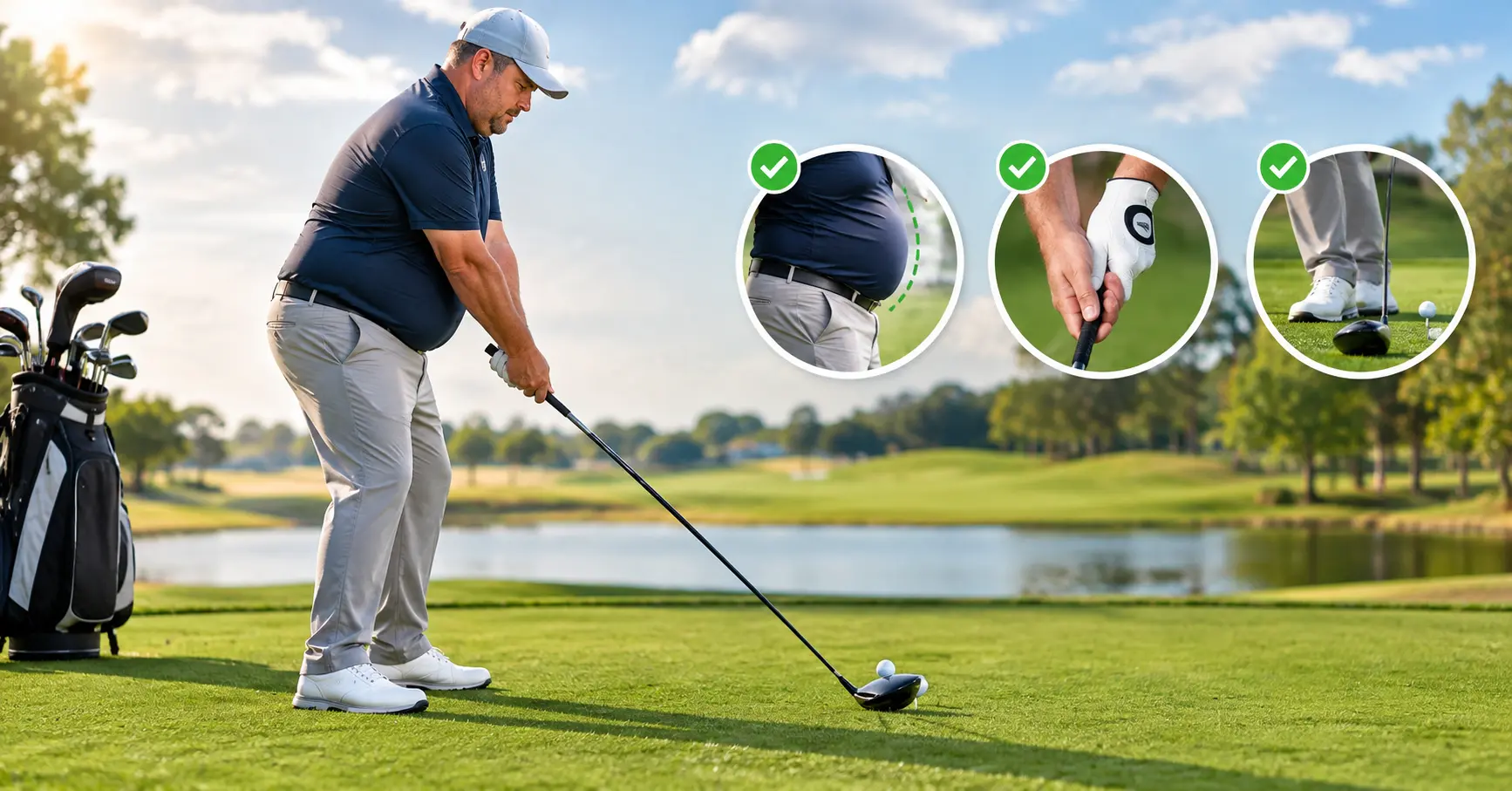 Swing Tips for Golfers With a Big Belly