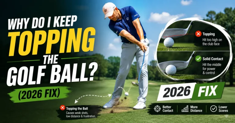 why do i keep topping the golf ball