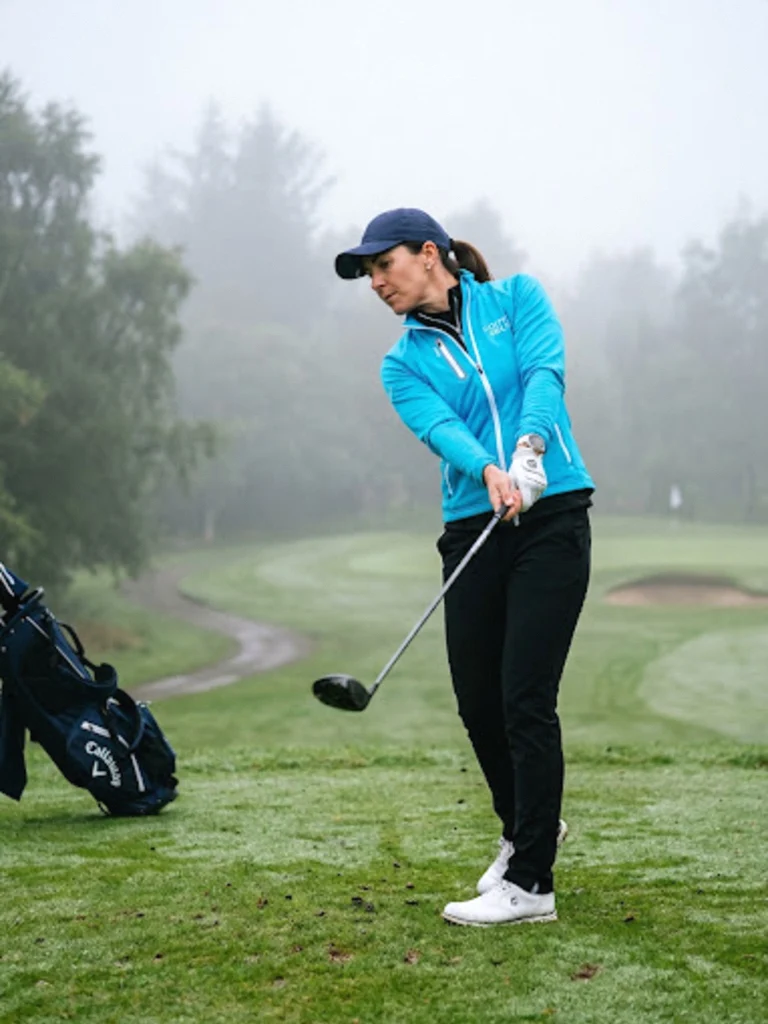Bright Color Pop Jacket for Foggy Mornings