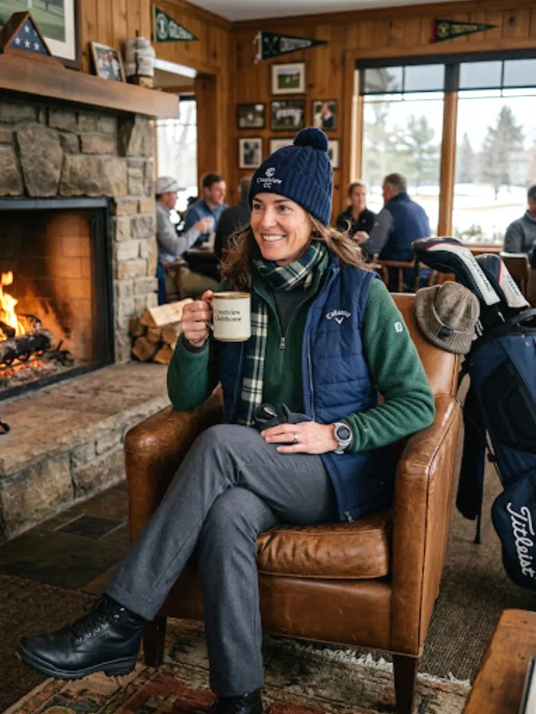 Clubhouse-Ready Cold Weather Outfit
