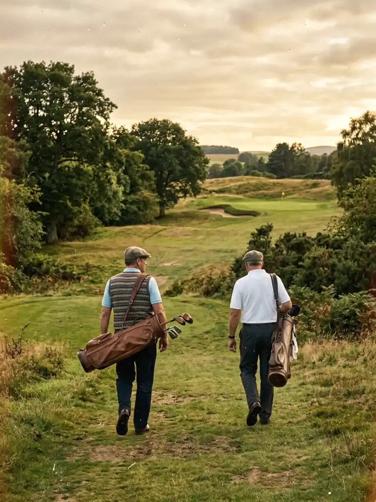 Film-Grain Vintage Golf Story
