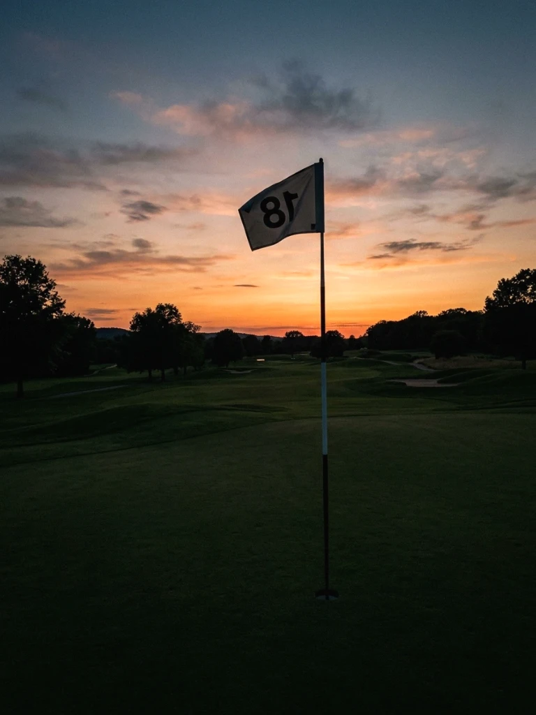 Flagstick Silhouette Story
