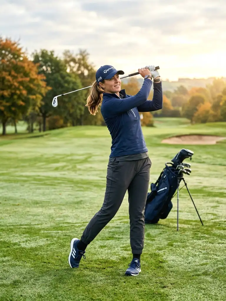 golf joggers for cool mornings