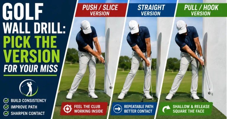golf wall drill