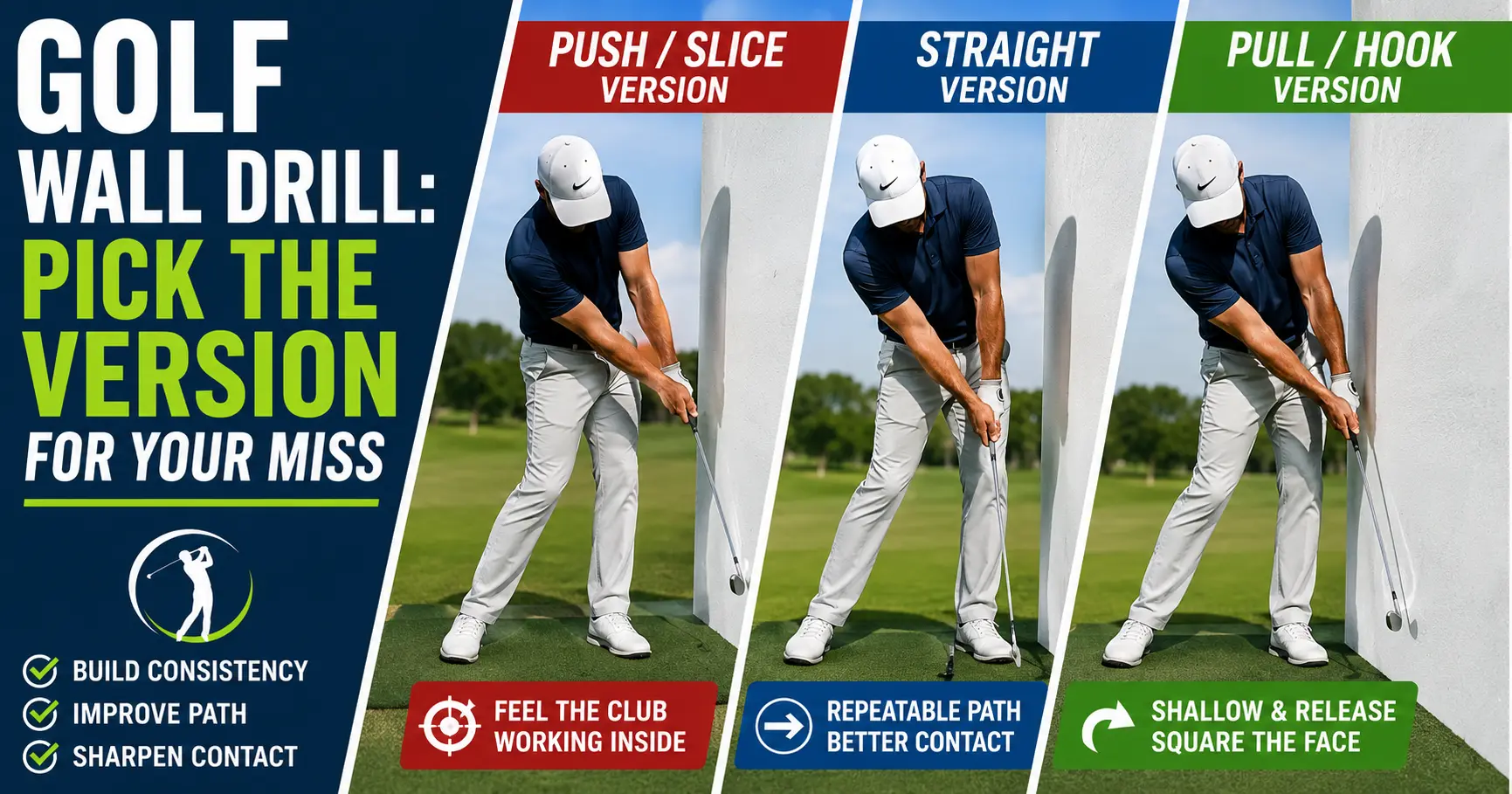golf wall drill