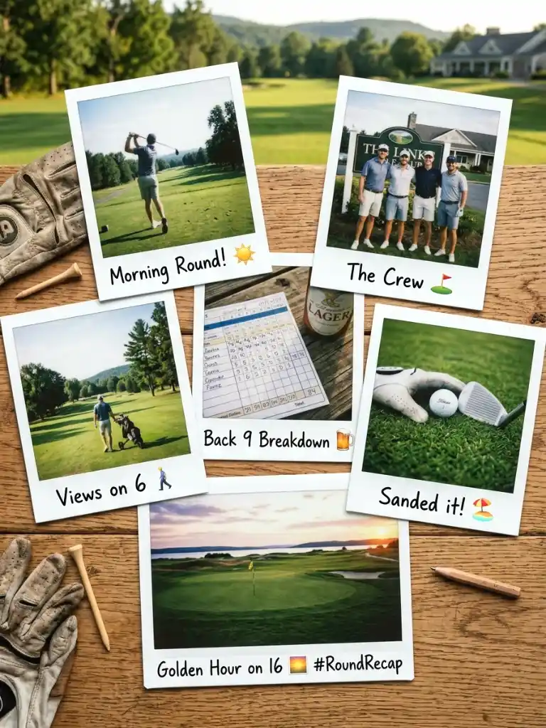 Polaroid Collage Round Recap Story