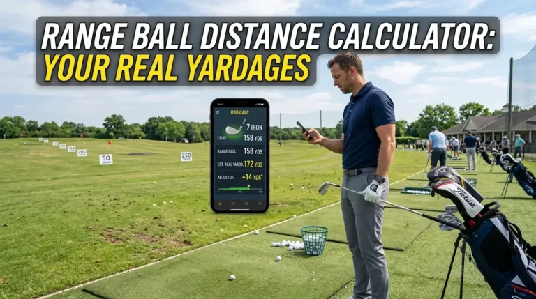 range ball distance calculator