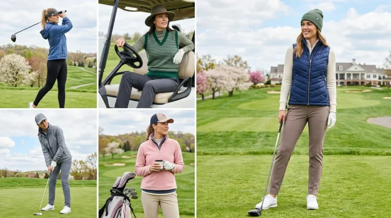 spring golf outfits women cold