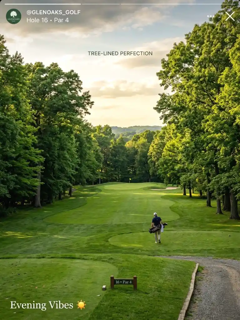 Tree-Lined Fairway Frame Story