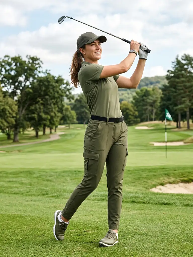 Wrap-Style Golf Dress