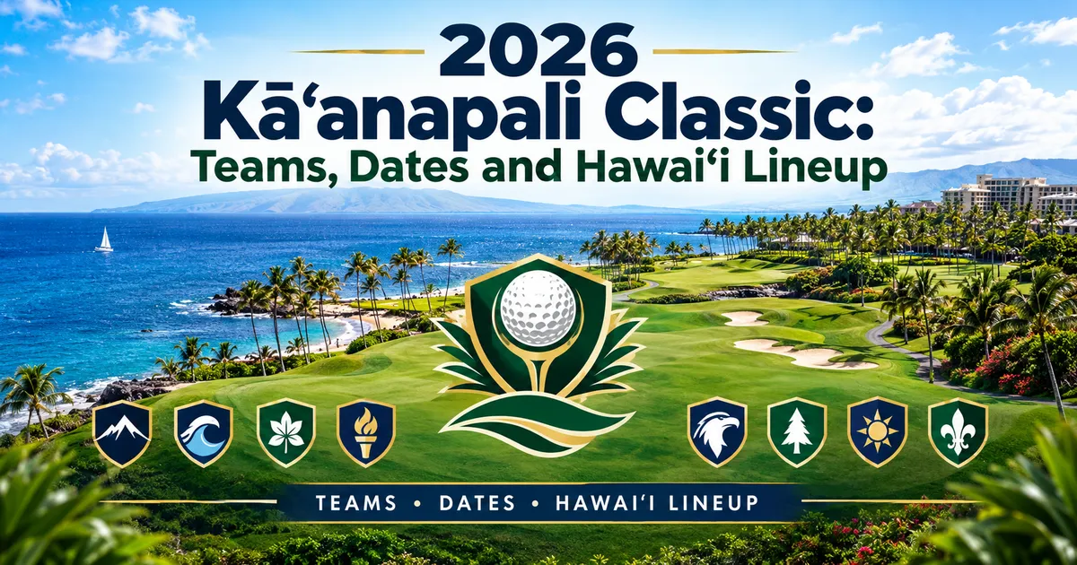 2026 Kā‘anapali Classic