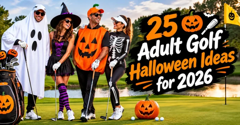 adult golf halloween ideas