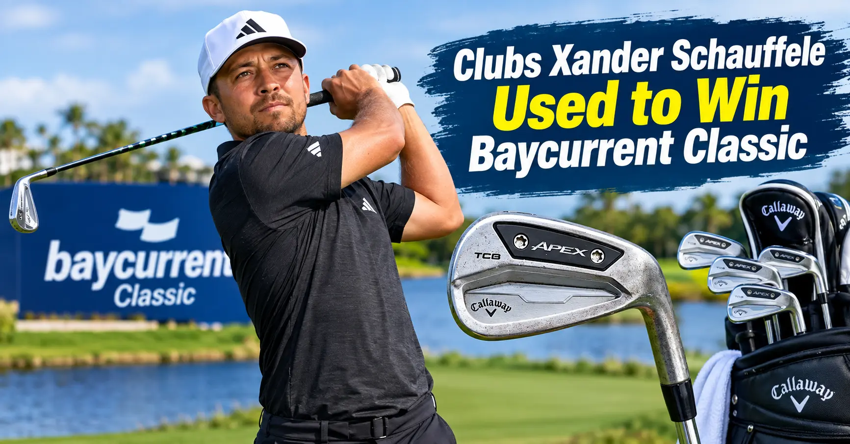 clubs Xander Schauffele used