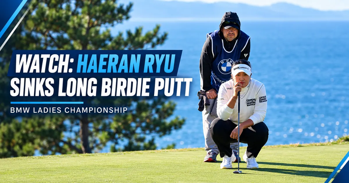Haeran Ryu birdie putt