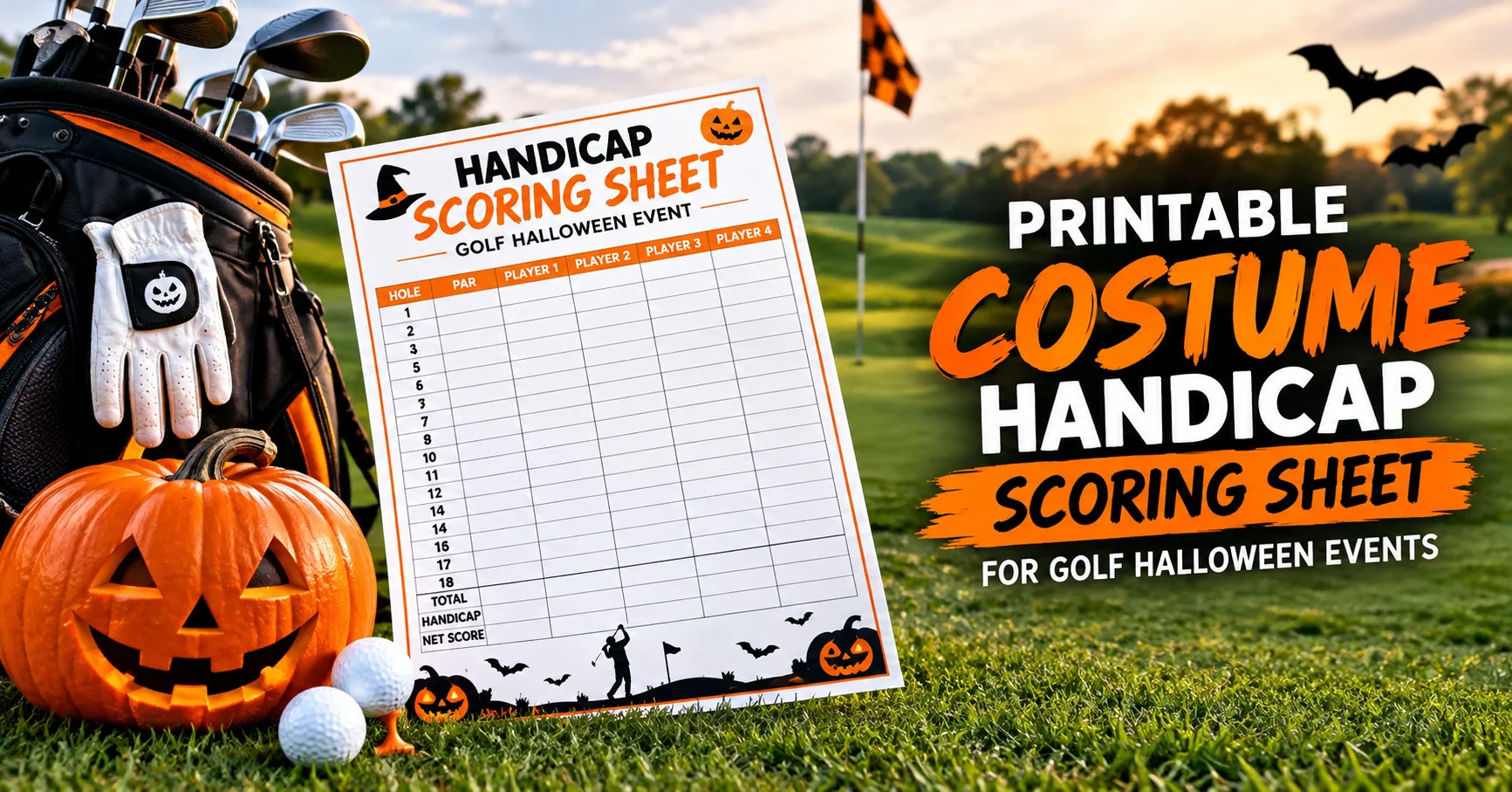 printable costume handicap scoring sheet