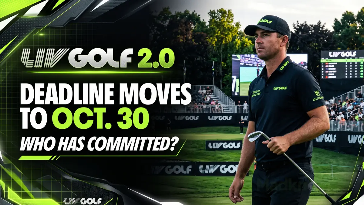 LIV Golf 2.0 deadline
