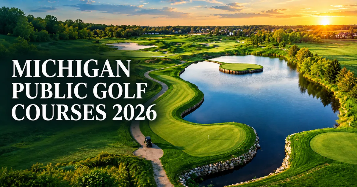 Michigan public golf courses 2026
