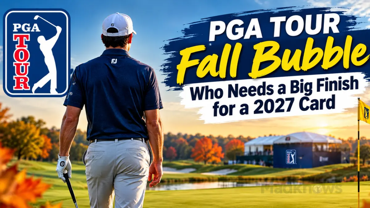 PGA Tour fall bubble 2027 card