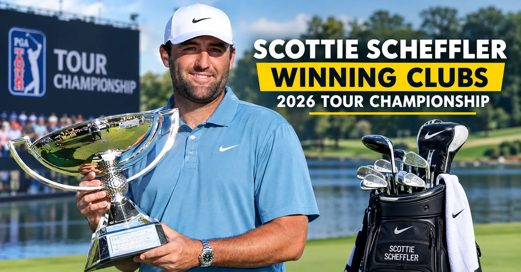 clubs Scottie Scheffler used to win