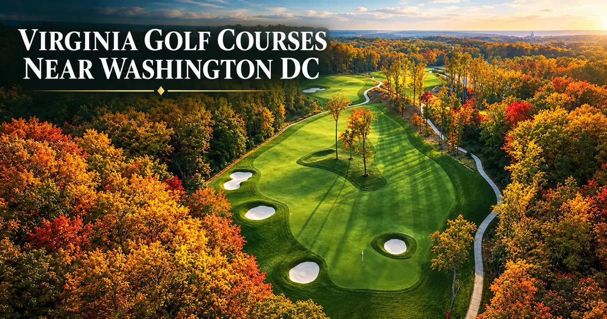 Virginia golf courses near Washington DC