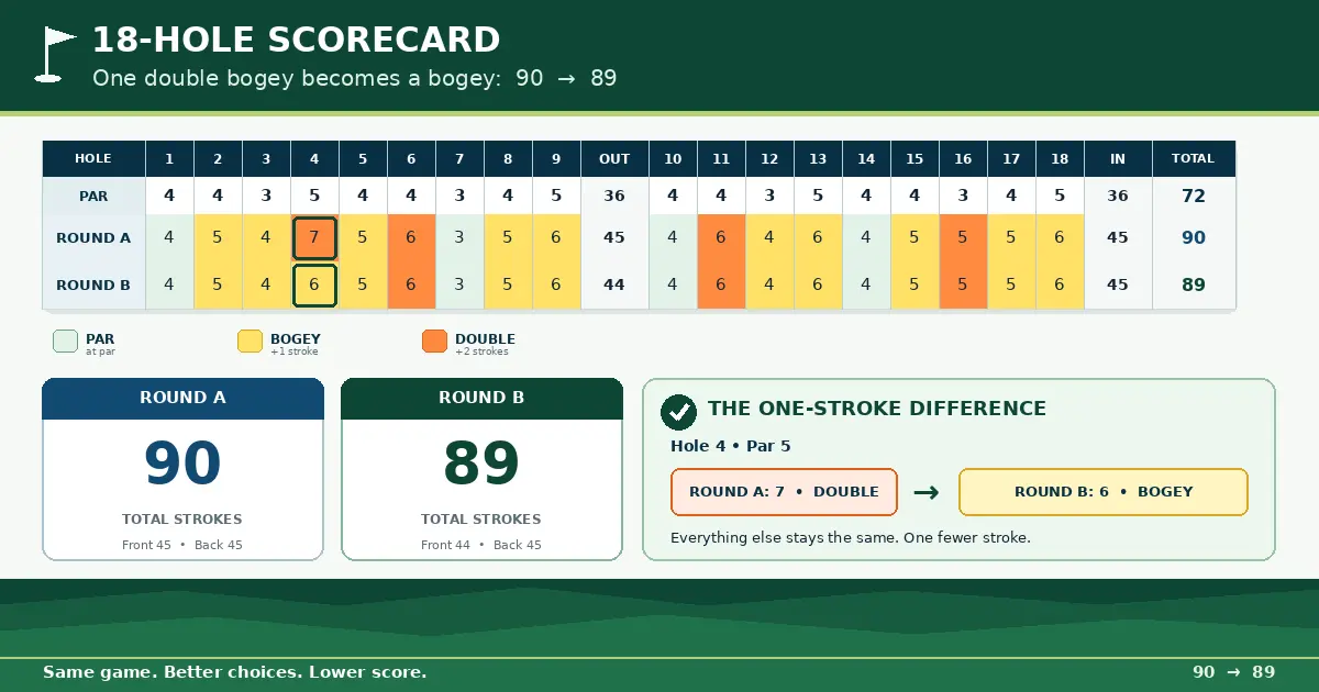 how to break 90 in golf
