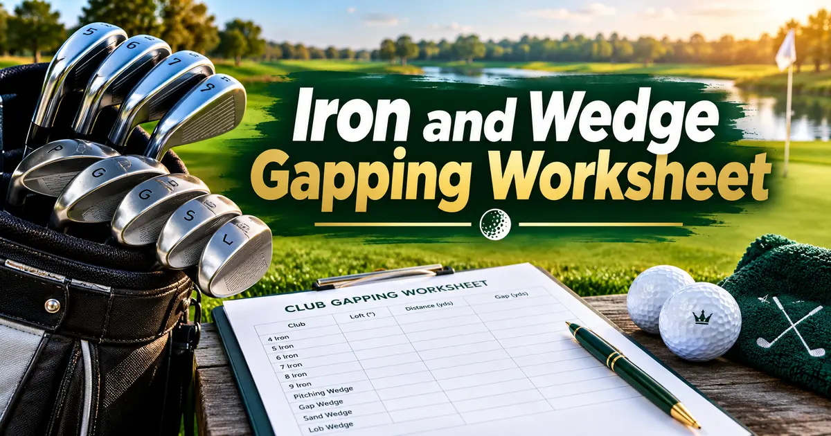 iron and wedge gapping worksheet