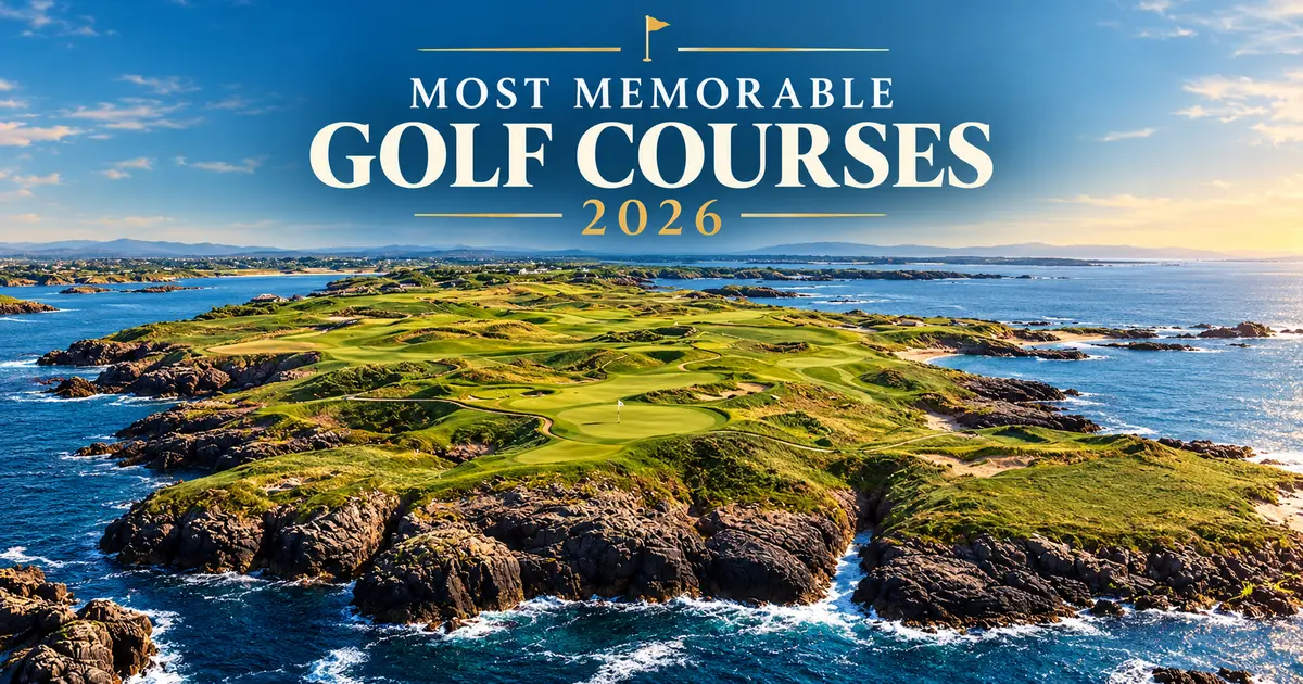 most memorable golf courses 2026